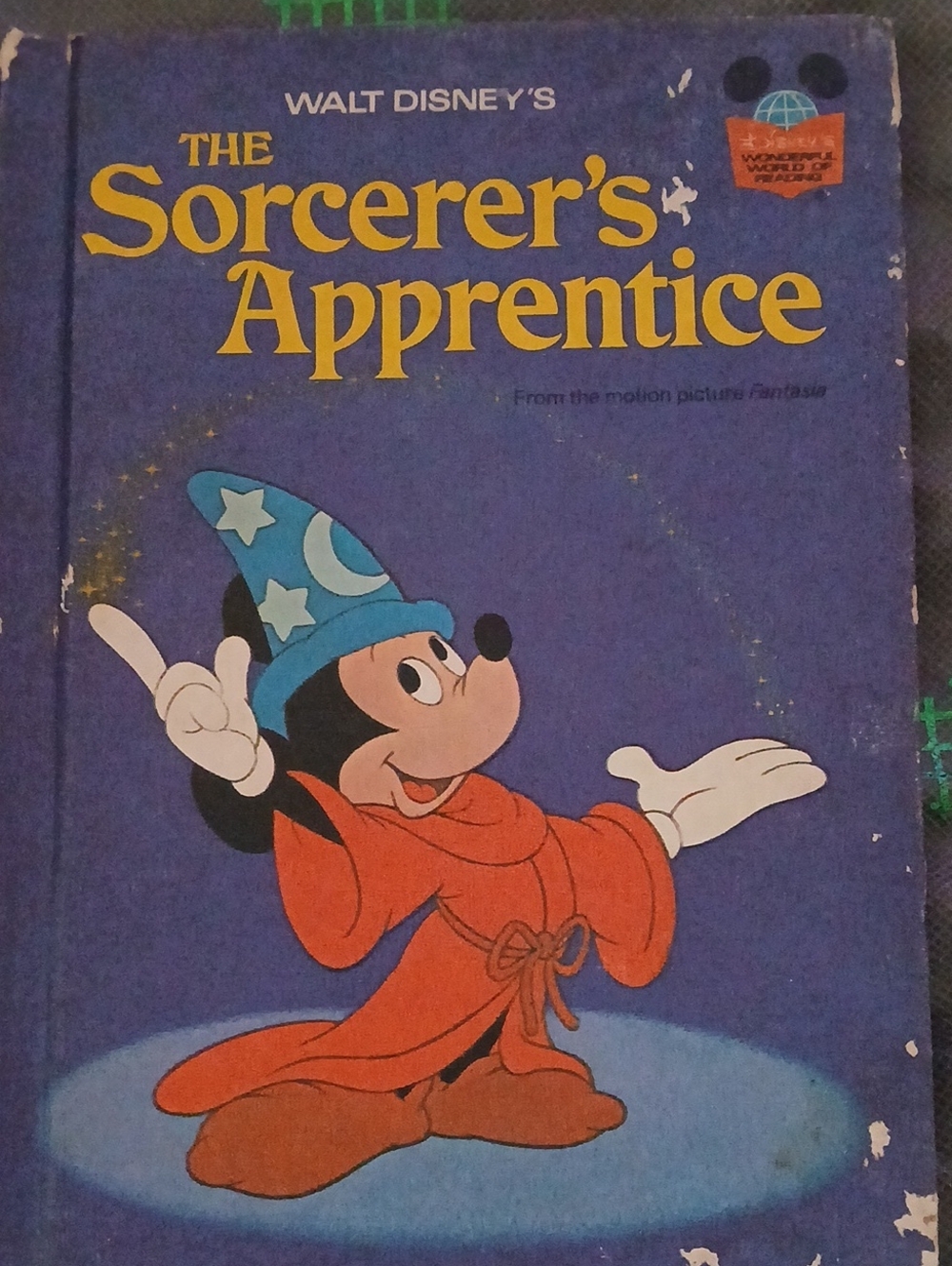 Vintage Walt Disney The Sorcerer's Apprentice Kids Book -